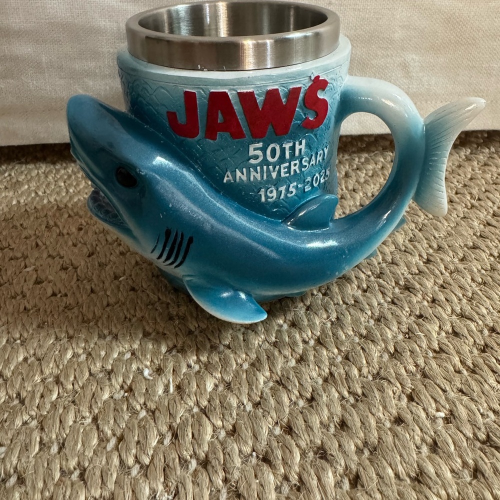 Jaws-50th Anniversary Mug Heat-Resistant Ergonomic Classic Coffee Drinking Cup